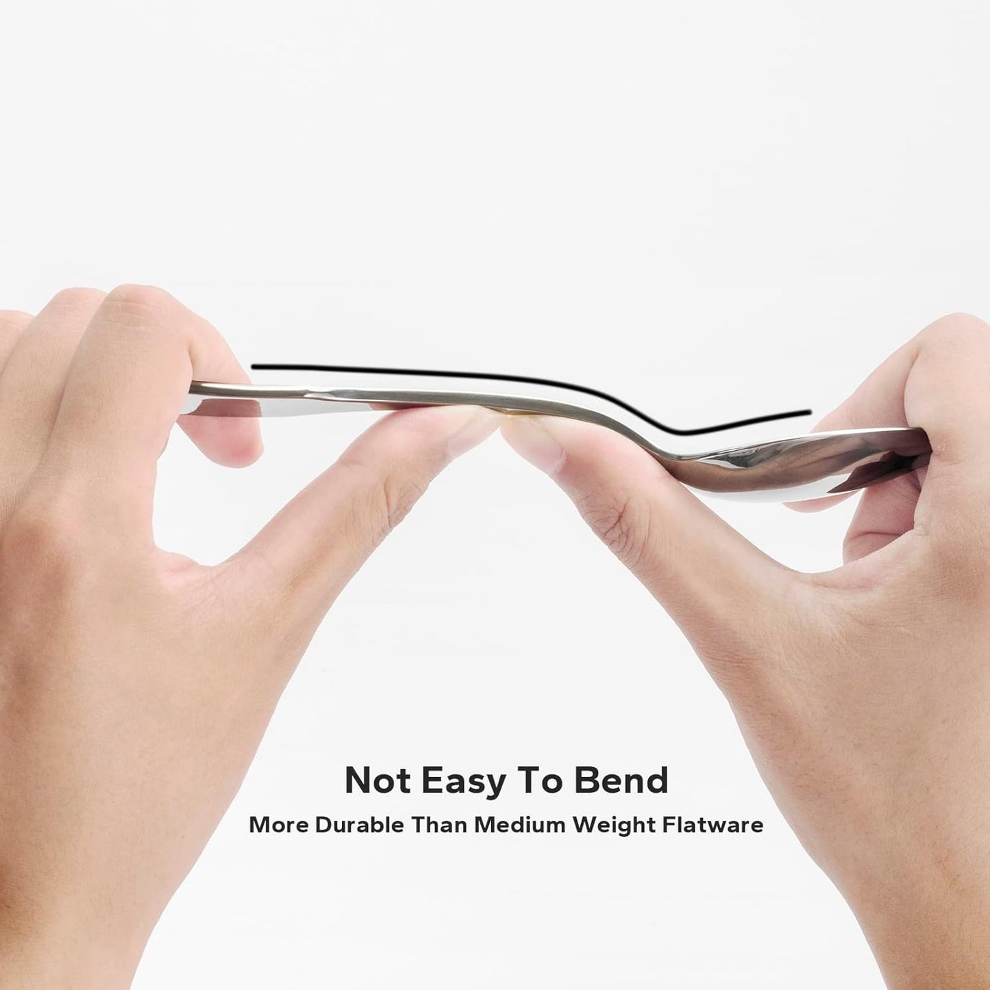 Alata Kate 36-Piece Silverware Set with Steak Knife, Stainless Steel Flatware Set Service for 6, Mirror Polished Cutlery Set Dishwasher Safe