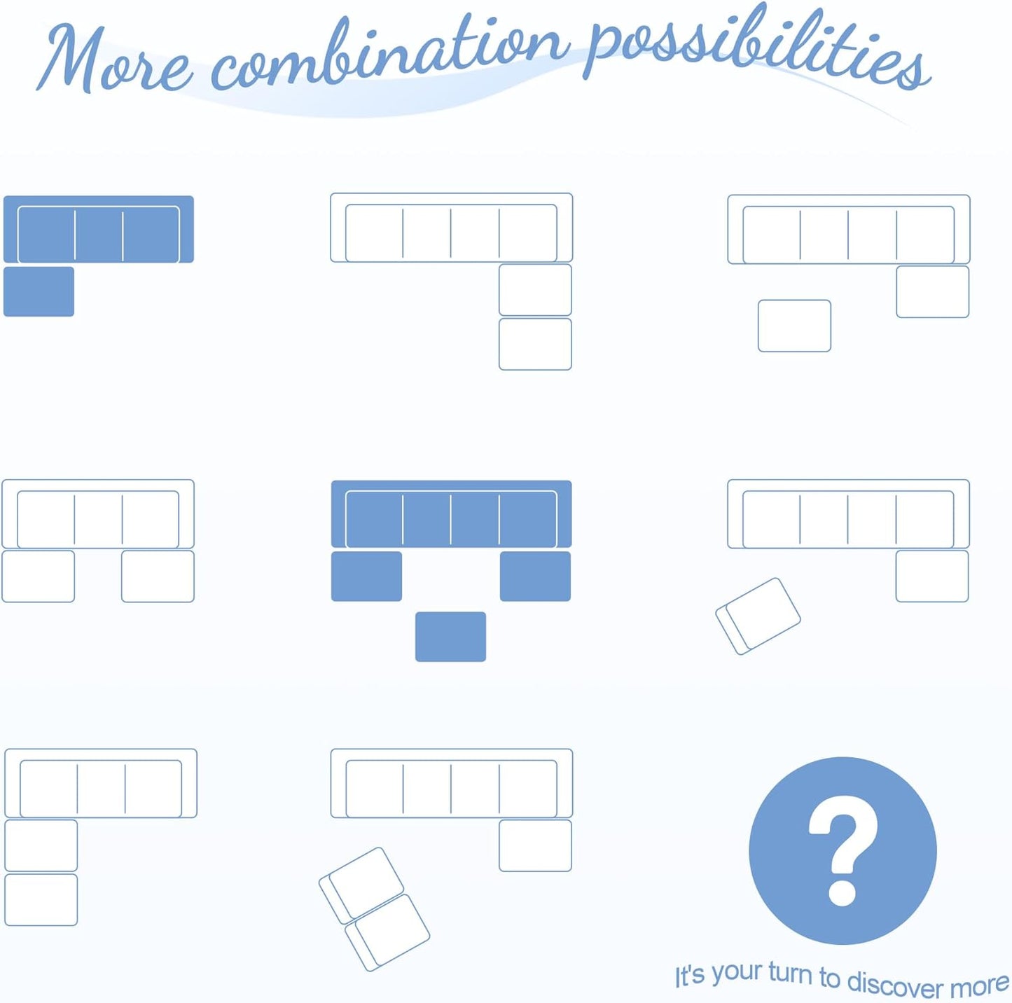 Hobestluk Modular Sectional Sofa Memory Foam Couch Oversized Sectional Sofa 3-Seater with Chaise Cloud Couch with Removable Cover L Shape Sofa for Living Room (Plush Grey, 3-Seater with Chaise)