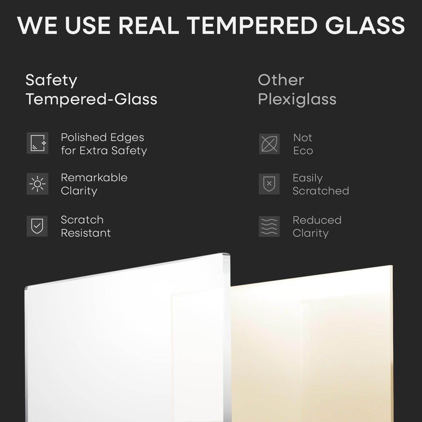 Homeforia 11x22 Newspaper Frame White, High End Oak 11 x 22 Picture Frames Wood without Mat, 22x11 Thin Wooden Poster Frames for Wall, 11 by 22 Display Photo Frames, Tempered Glass, Wall Kit, Set of 1