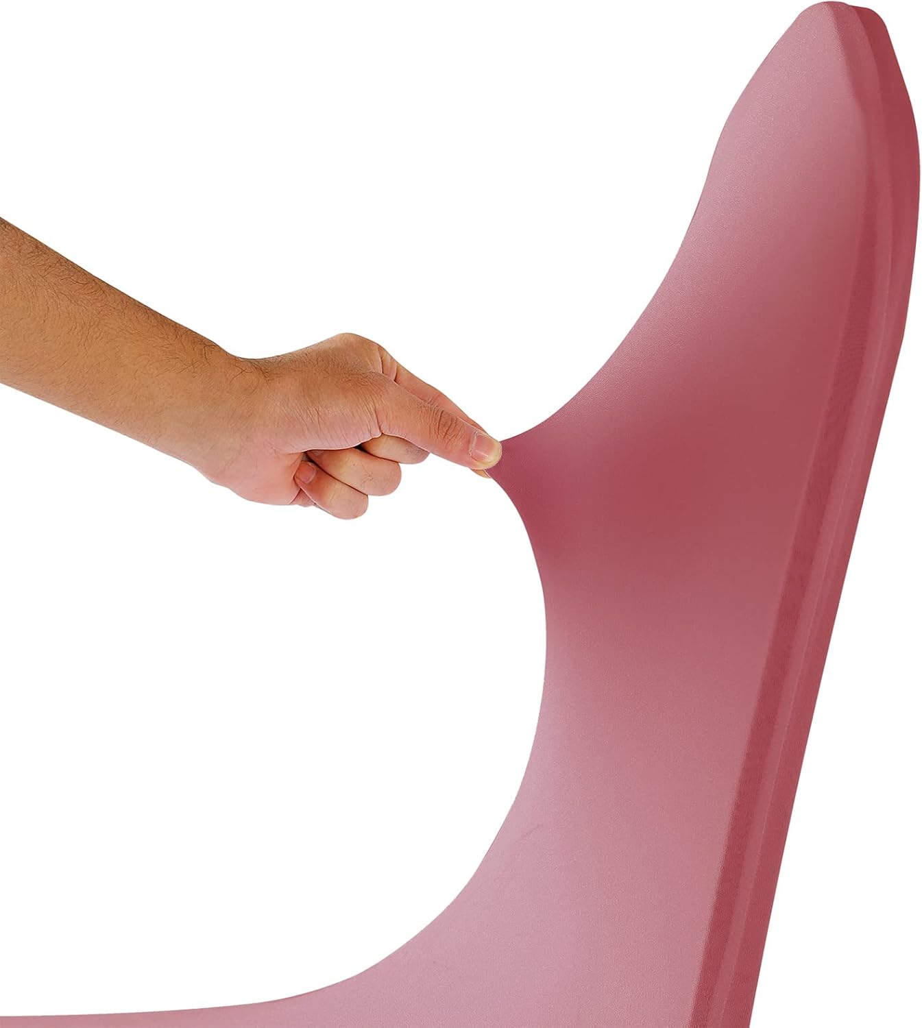 Spandex Chair Covers, 25PCS, Washable Protector for Living Room, Party, Banquet, Wedding, Hotel (Dusty Pink)