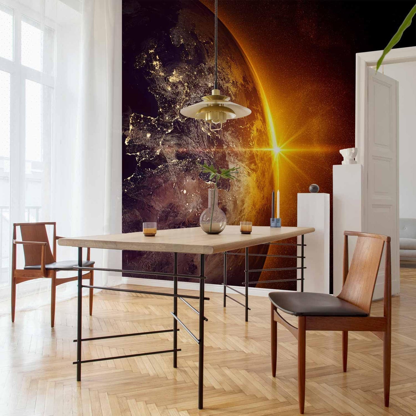 artgeist Premium Wall Mural Cosmos Galaxy 79x55 in - XXL Non-Woven Wallpaper Fleece Wall Decor Photo Print Picture Image Design Home n-B-0003-a-a