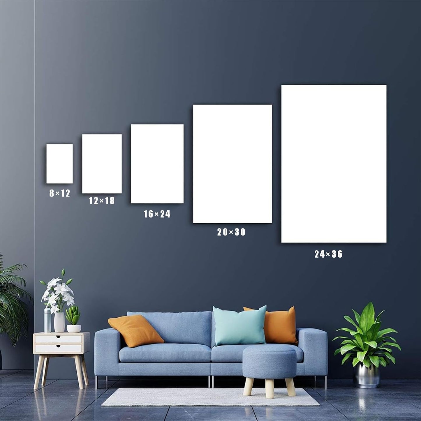 Witch Canvas Poster Print, Dark Academic Picture Wall Decor, Modern Fashion Aesthetic Abstract Witchcraft Halloween Wall Art For Bedroom Living Room Hallway Decoration,12"x18" Framed