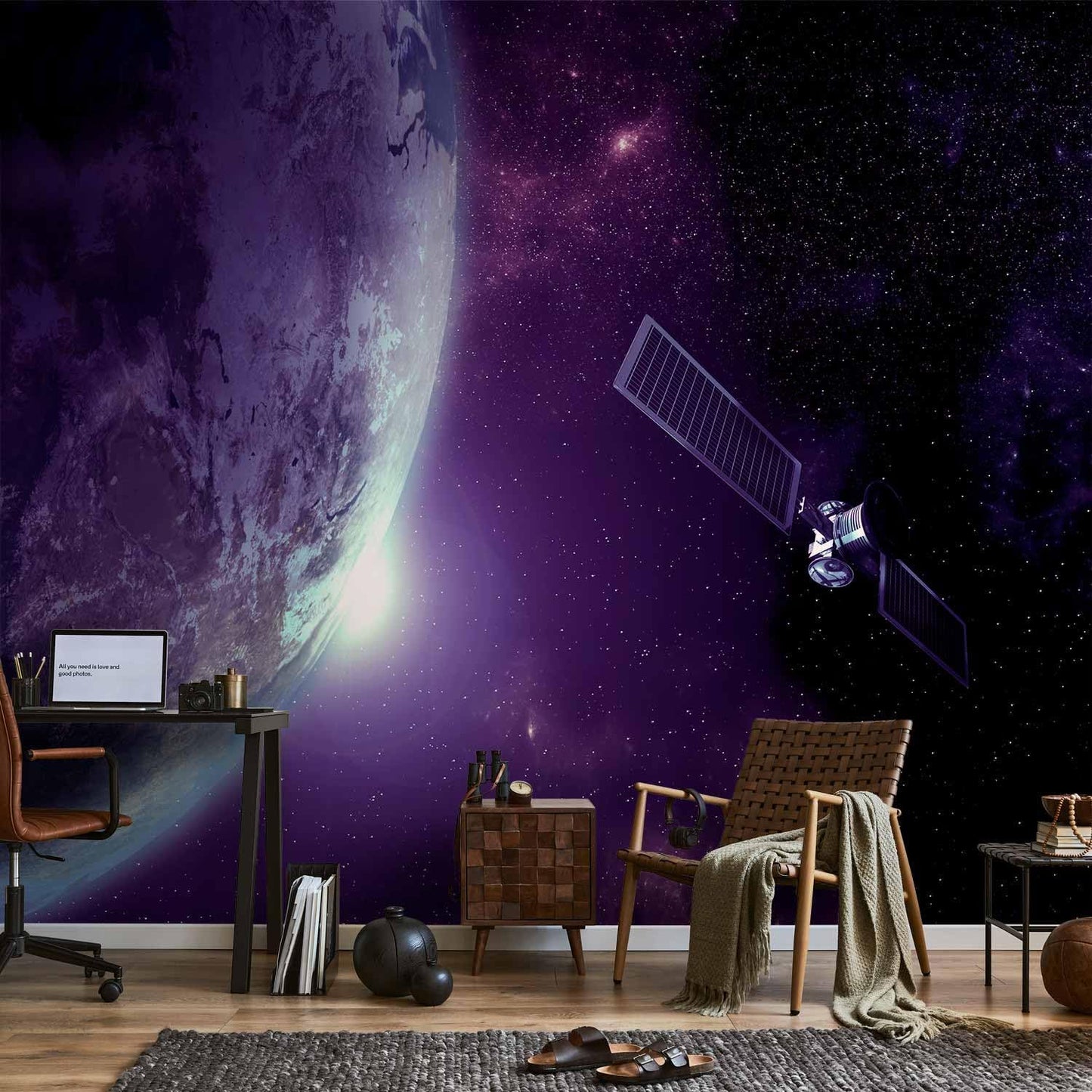 artgeist Wall Mural Cosmos Galaxy 118x83 in - XXL Non-Woven Wallpaper Fleece Wall Decor Photo Print Picture Image Design Home n-B-0007-a-d