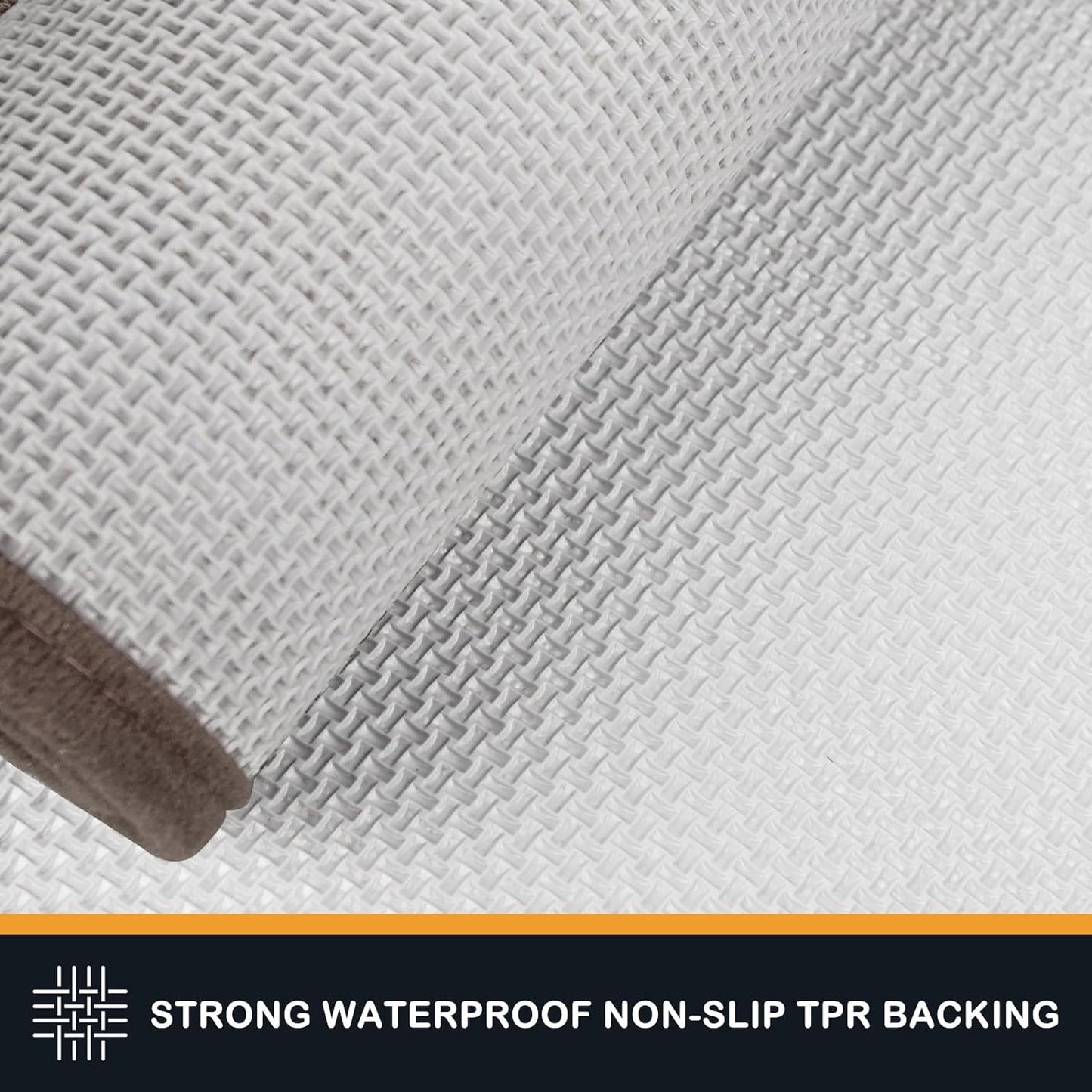 PURRUGS Dirt Trapping Door Mat 20" x 31.5", Non-Slip/Skid Machine Washable Entryway Rug, Dog Doormat, Super Absorbent Welcome Mat for Muddy Wet Shoes and Paws, Grayish Brown