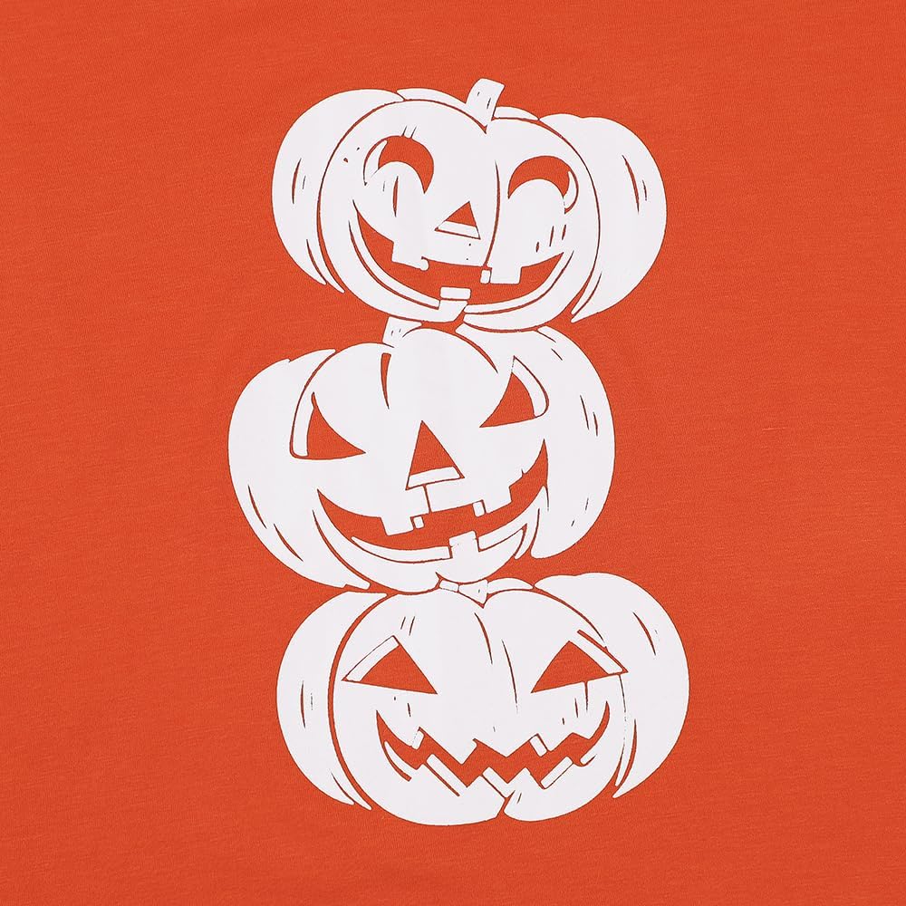 Tobrief Women's Long Sleeve V-Neck Shirts Fall Graphic Tees Loose Casual T-Shirt