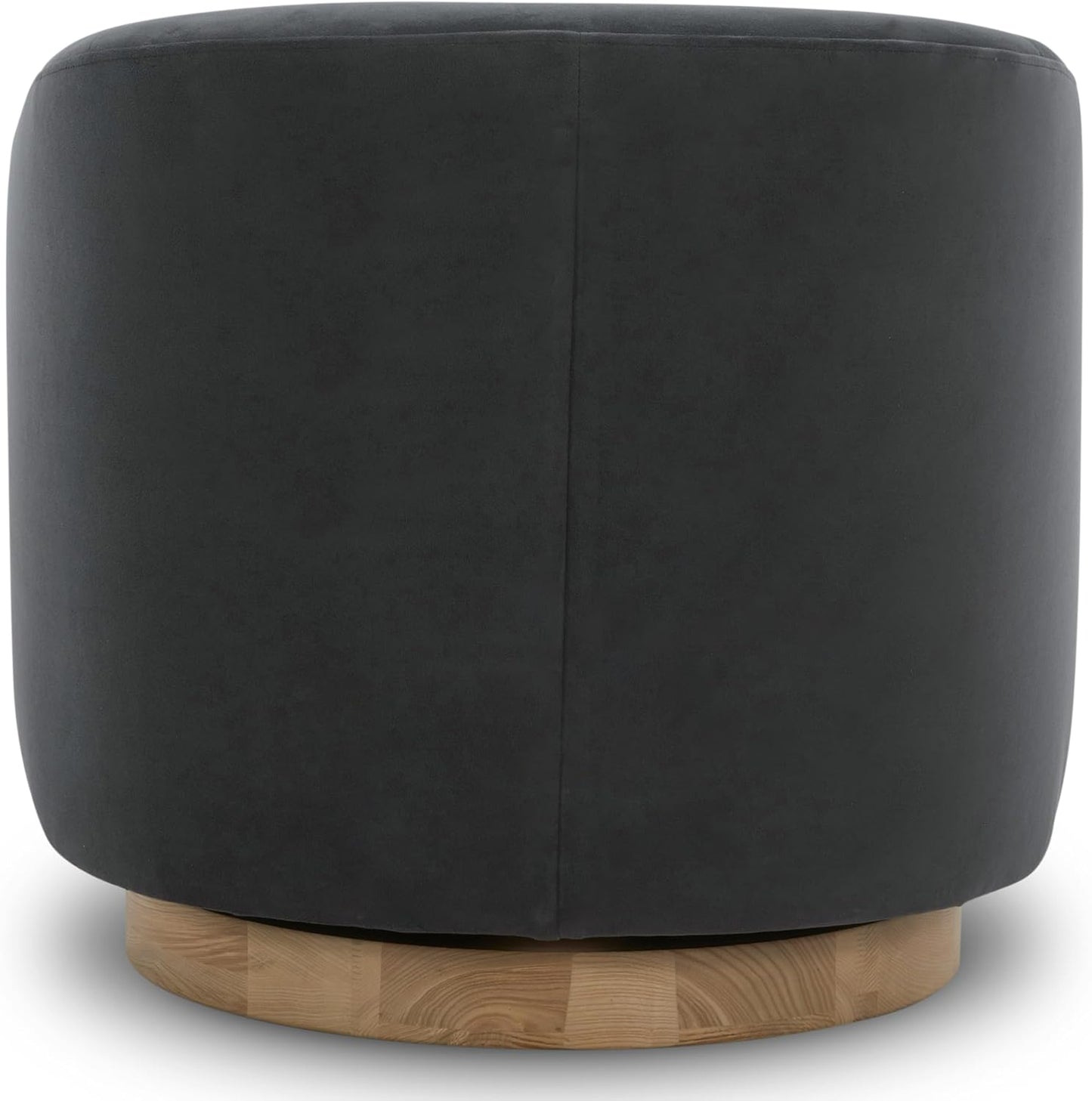 CHITA Swivel Accent Chair, FSC Certified Upholstered Velvet Barrel Chair for Living Room Set of 2, Fully Assembled, Grey