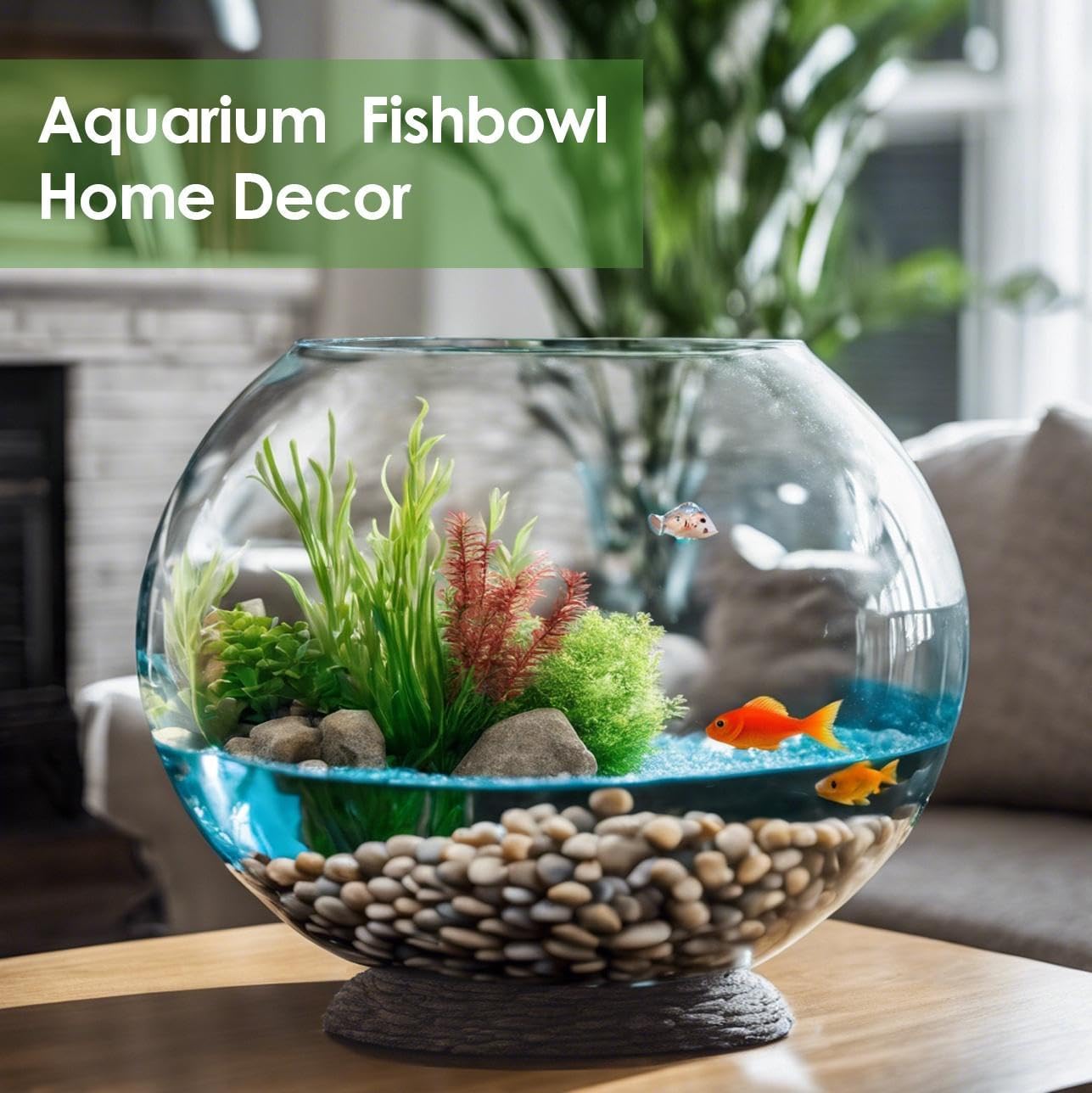 Craft And Party, Glass Bubble Vase, 8" Height x 10" Width, Set of 4 Glass Fish Bowl Vase, Bubble Bowl vase for Terrarium, Flower Vase Centerpiece