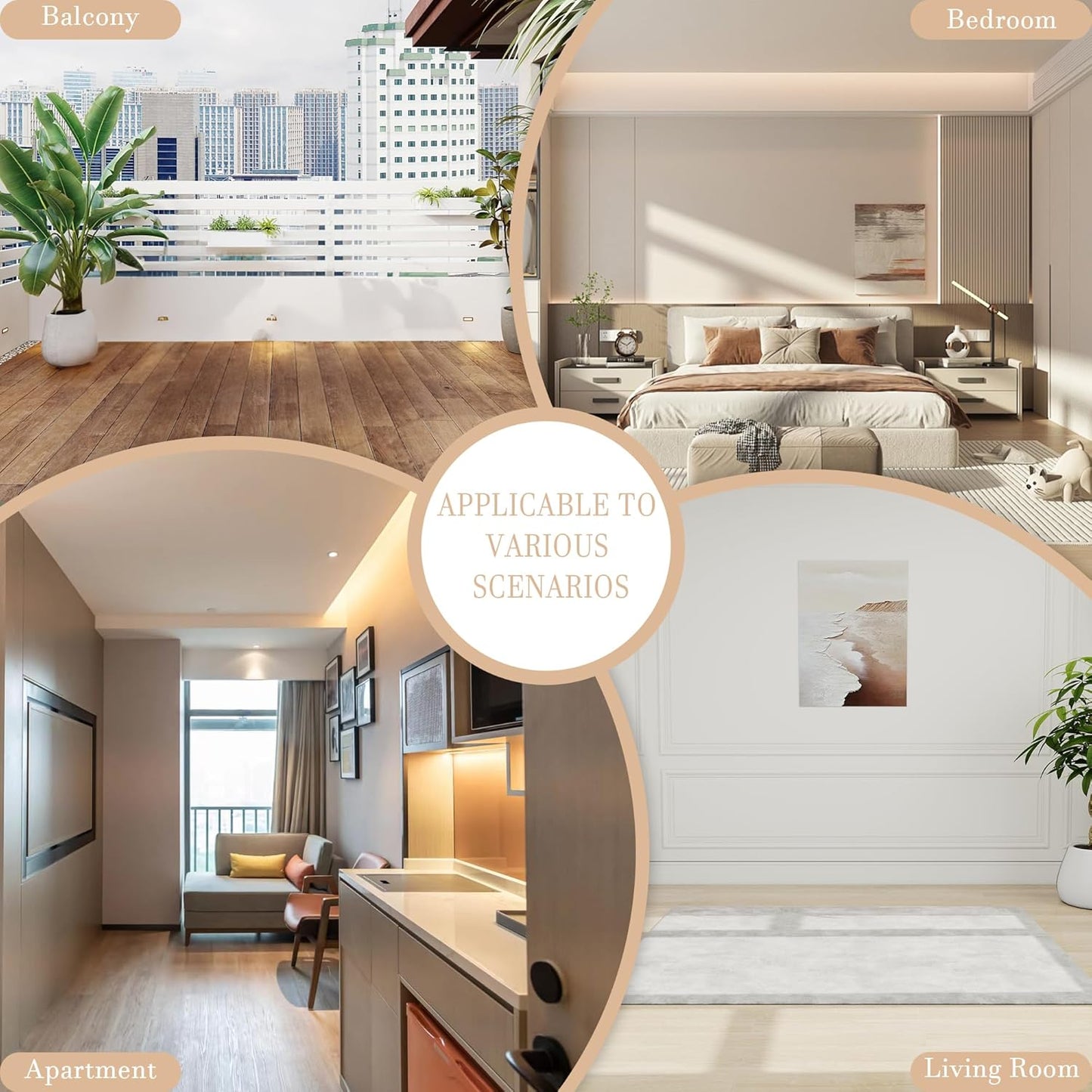 Pull Out Couch, Oversized Sleeper Sofa Couch, Sectional Sleeper Sofa Bed for Living Room Bedroom Lounge (Beige, 110 Inch)