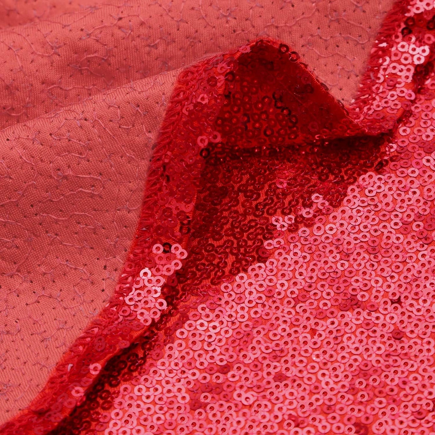 Red Christmas Tree Skirt 36 Inch Sequin Tree Skirt Sparkle Xmas Ornaments New Years Party Decorations