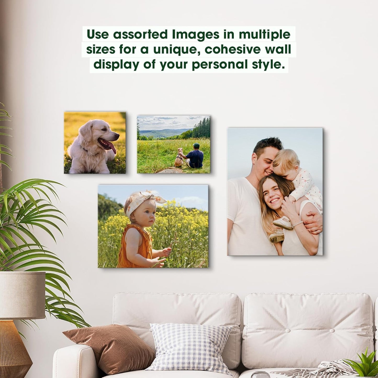 BuildASign Custom Canvas Prints with Your Photos – Personalized Picture To Canvas Wall Art, Perfect for Home Decor, Gifts & Keepsakes, Ready to Hang (12" L x 12" W x .75”D)