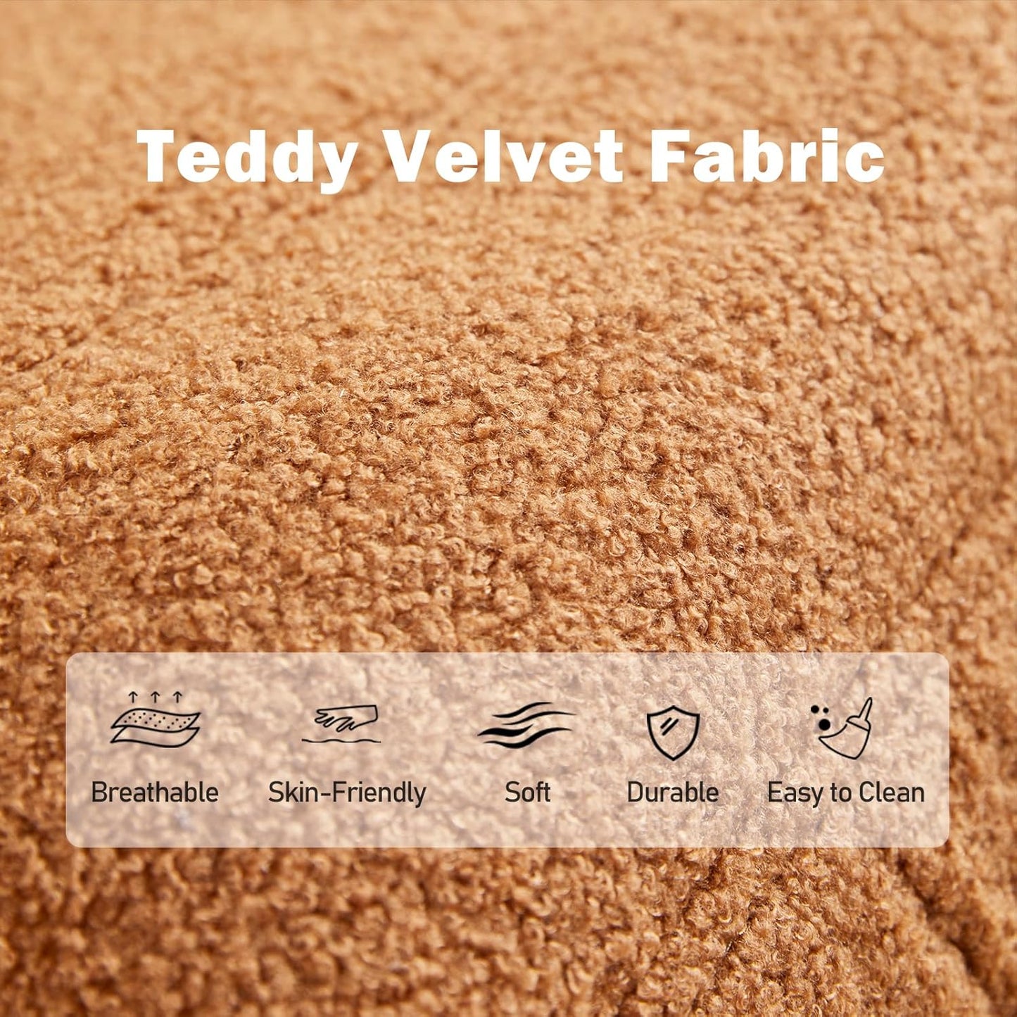 Bean Bag Chair, Loveseat Fireside Chair Bean Bag Sofa Large Bean Bag Chair for Adults, 2 Seater Bean Bag Chairs for Teens with High Density Comfortable Foam, Bean Bag for Living Room, Bedroom (Orange)