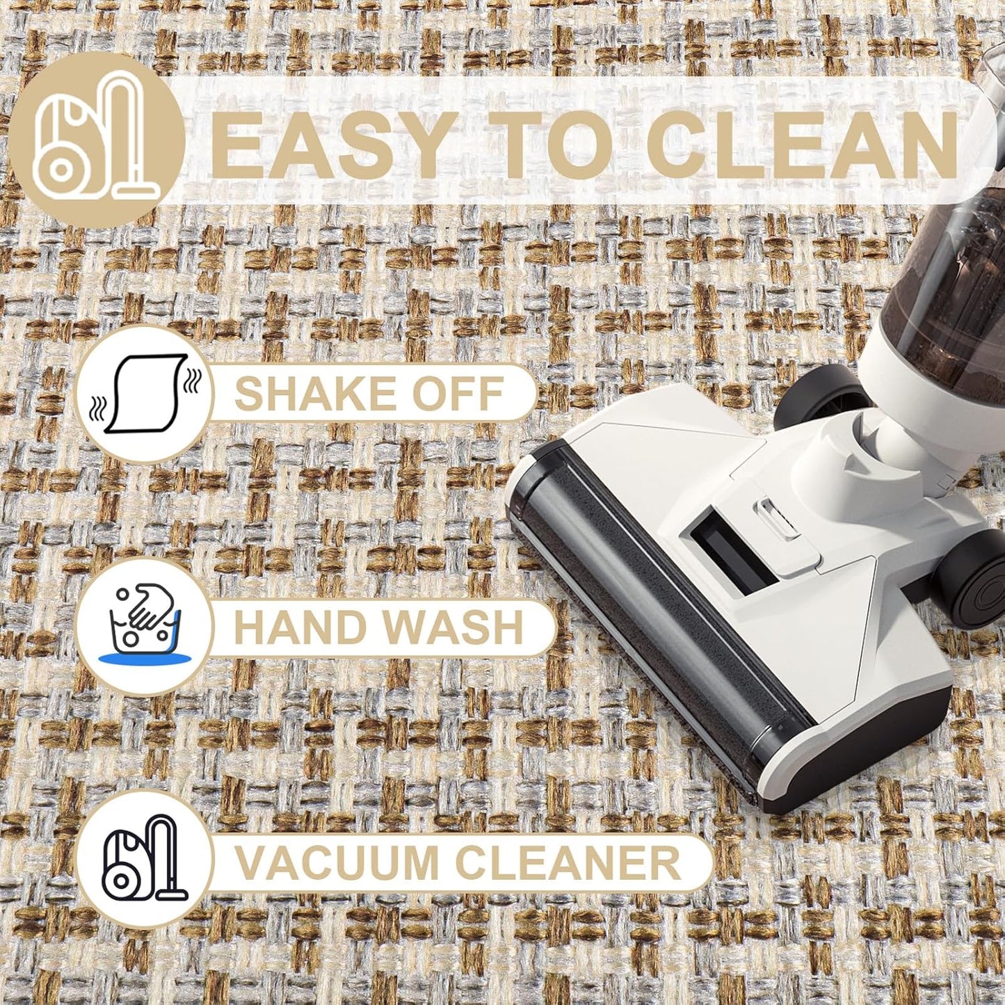 LEKEEPGO Door Mat Indoor Entrance 24"x47", Absorbent Indoor Door Mat Large, Non Slip Rubber Backing Inside Door Mats, Washable Floor Mat, Low-Profile Doormat for Front Door, Entryway, Entrance, Grey