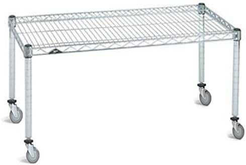 Omega Products Corporation 24" Deep x 30" Wide x 20" High Chrome Mobile Dunnage Rack