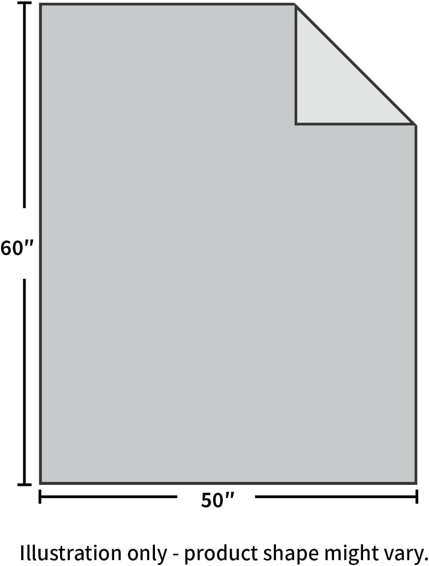 100% Cotton Muslin Throw Blanket for Bed, Couch, Small, Decorative, Soft, Pre-Washed, Breathable and Lightweight Gauze Blanket with Tassels, Suitable for All Seasons, Olive Green, 50"x60"