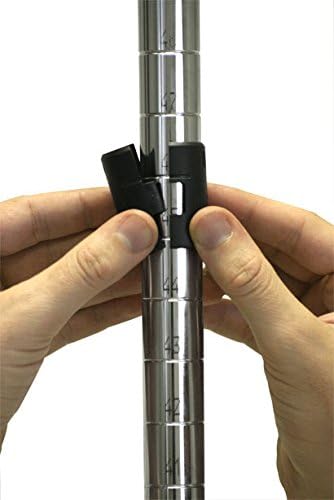 Omega Products Corporation 12" Deep x 72" Wide x 14" High Chrome Stationary Dunnage Rack