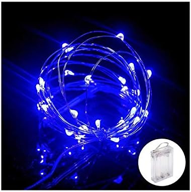 XINKAITE Led String Lights Waterproof 32.8ft led Fairy Lights Battery Operated for Christmas Tree,Wedding, Home, Garden, Party, Christmas Decoration, Blue
