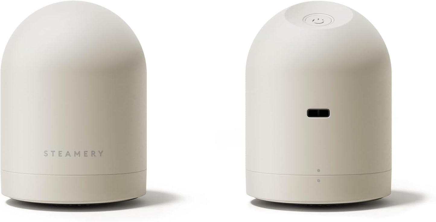 Steamery Fabric Shaver Pilo 2, Removes Lint and Pilling from Clothes and Textiles, Rechargeable Lint Remover with USB, Beige