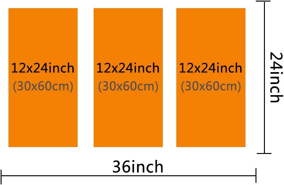 TUMOVO Canvas Art Wall Decor Sports Car on the Street Bedroom Wall Art Pictures for Living Room Super Car Wall Painting 3 Pieces Downtown Modern Wall Art Stretched and Framed Ready to Hang 36" Wx24 H