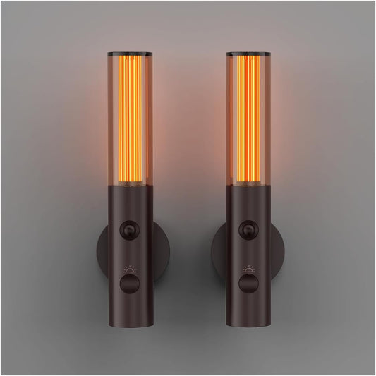 Auto-On Motion Detection Night Lamp - 3 Customizable Modes, Battery Operated LED Light for Dark Spaces (Set of 2)