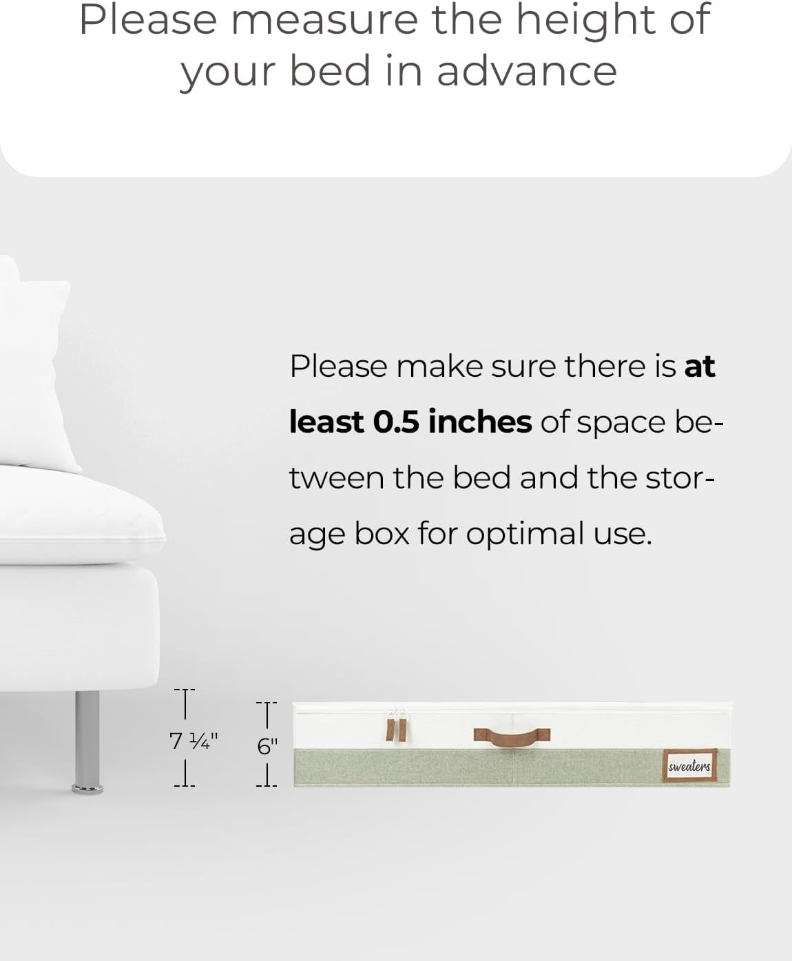 StorageWorks Large Under Bed Storage Containers with Handles and Label Holder, 2 Pack Ultra-thick Fabric Underbed Bins, Closet Organizer for Clothes, Blankets, Sweater