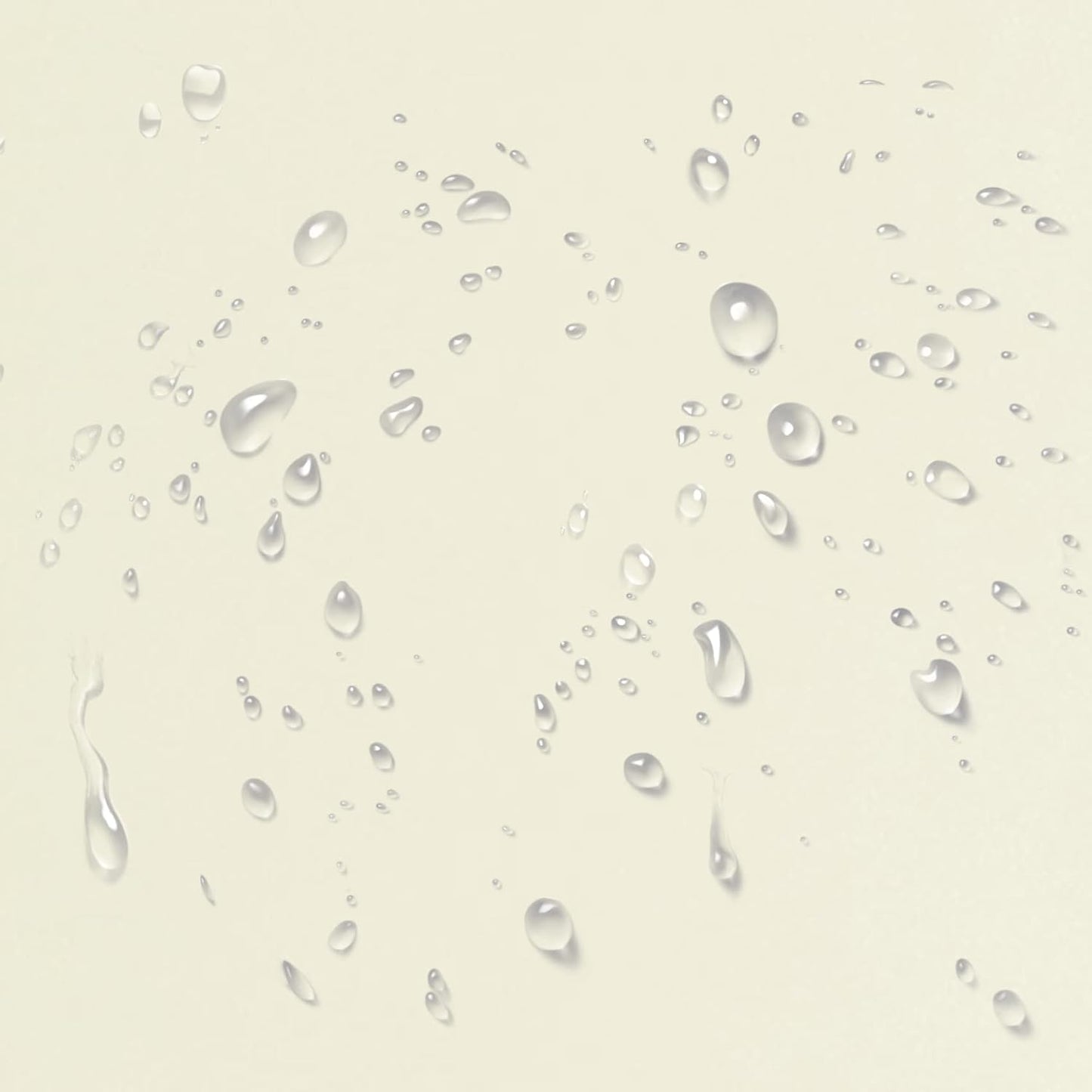 SuperO Waterproof Spandex Table Cover for 4FT Table Universal Fitted Stretch Tablecloth for Party, Banquet, Wedding and Events-Ivory