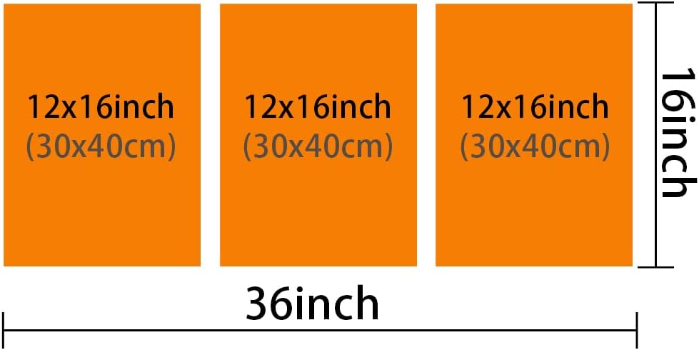 Black Sports Car Canvas Wall Art for Living Room Super Car Modern Abstract Painting Hypercar at Sunset Picture for Men Boys Bedroom 3 Pieces Office Home Wall Decorations Frame Wall Decor, 36"Wx16"H