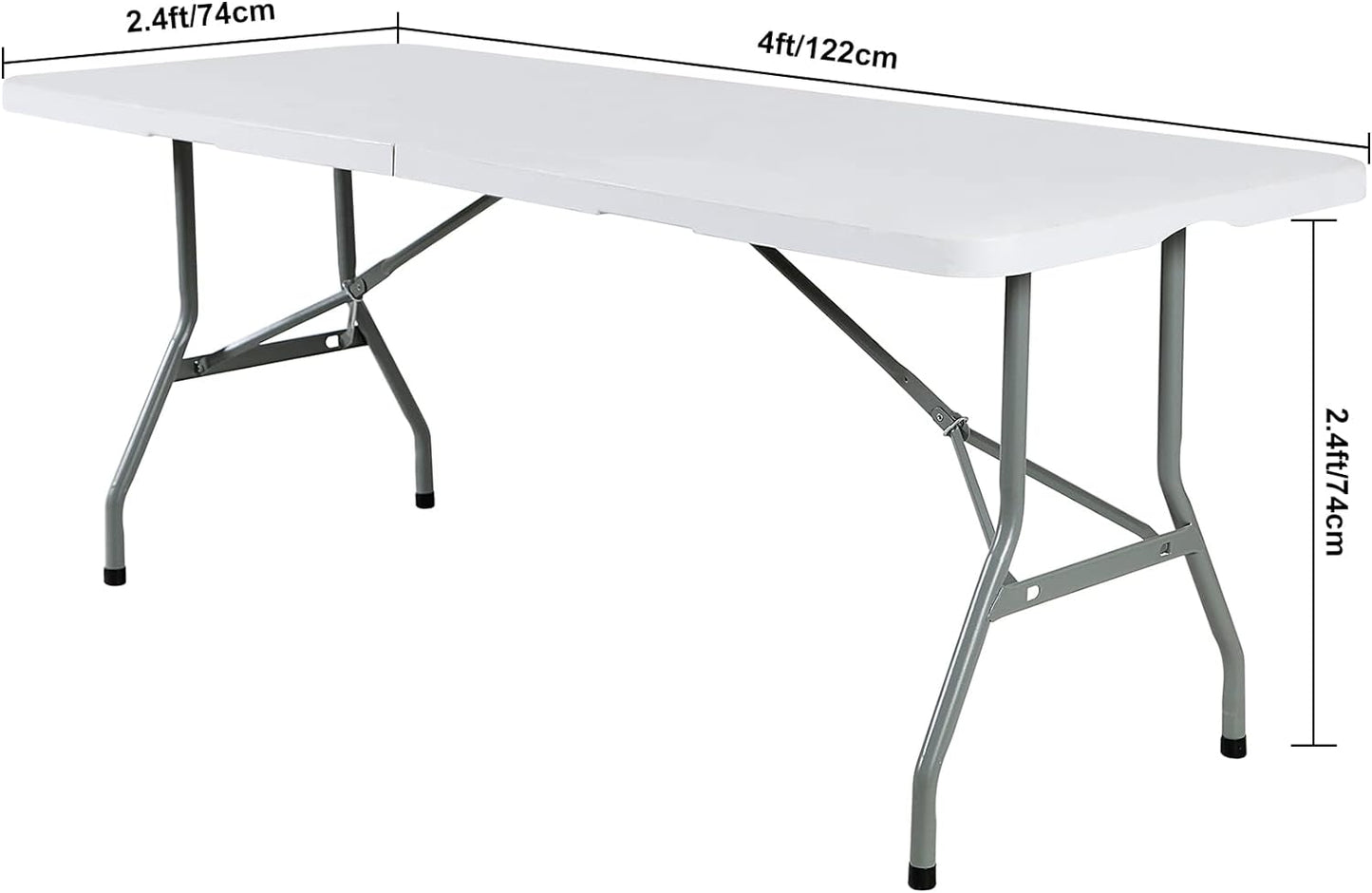 4Pack Spandex Waterproof Table Covers 4ft，Spandex 4ft Waterproof Table Cover for Party,Wedding, Banquet, and Events(Champagne)