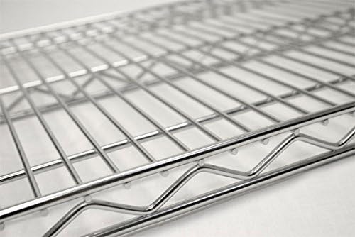 Omega Products Corporation 18" Deep x 60" Wide x 20" High Chrome Mobile Dunnage Rack