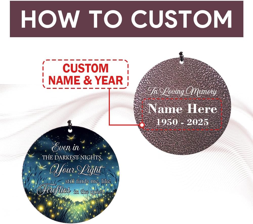 Personalized Sympathy Wind Chimes, 36inch Customized Wind Chime, Memorial Gifts for Loss of Loved One, Wind Chimes in Loving Memory of Dad/Mom, Condolences Gifts for Funeral