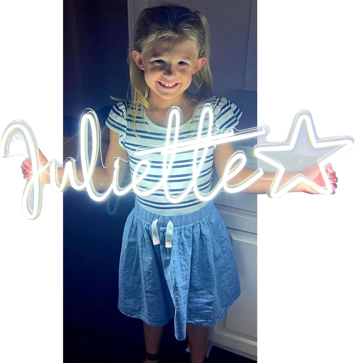 Custom Neon Signs for Wall Decor, CUSTOMNEON Personalized Neon Signs Customizable for Wedding Birthday Prom Party, Custom Neon Lights for Bedroom Bar Studio Beauty Salon Business Shop