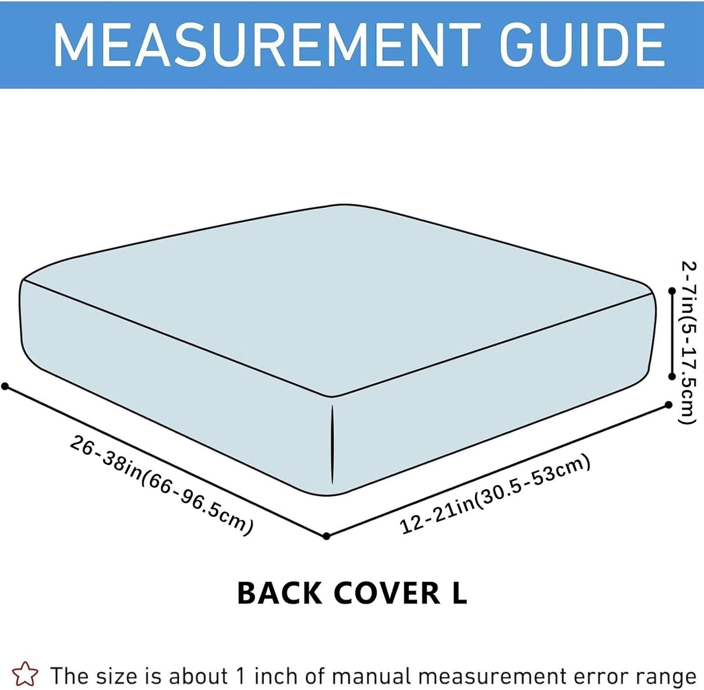 hyha Waterproof Couch Cushion Covers for Pets, Non Slip Sofa Seat Cover for Dogs Washable, Soft Thick Stretch Jacquard Fabric, Sofa Slipcovers with Elastic Bottom (1 Piece for Backrest L, Wine Red)