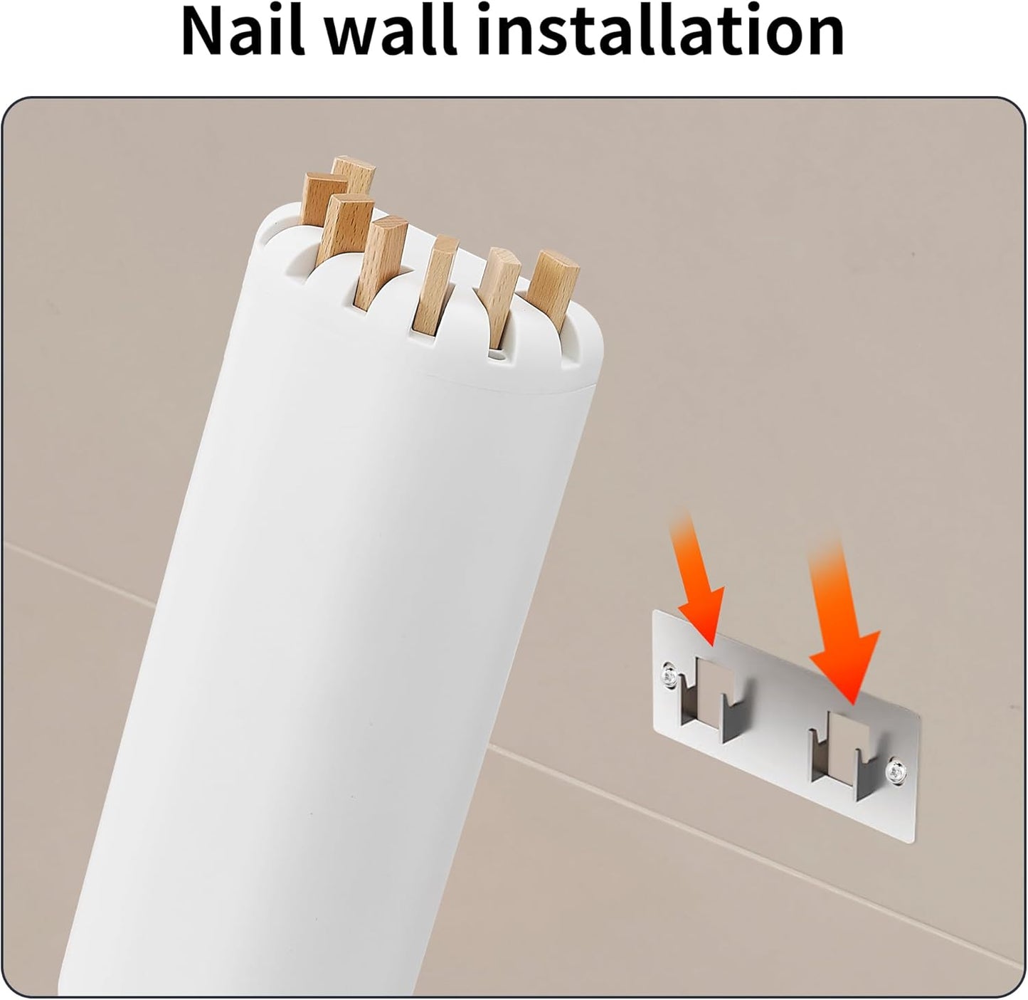 Wall Mounted Clothes Drying Rack Tripod,Foldable Drying Rack,Wall Mounted Drying Rack Clothing,Over The Door Drying Rack for Laundry Bedroom Household Wooden