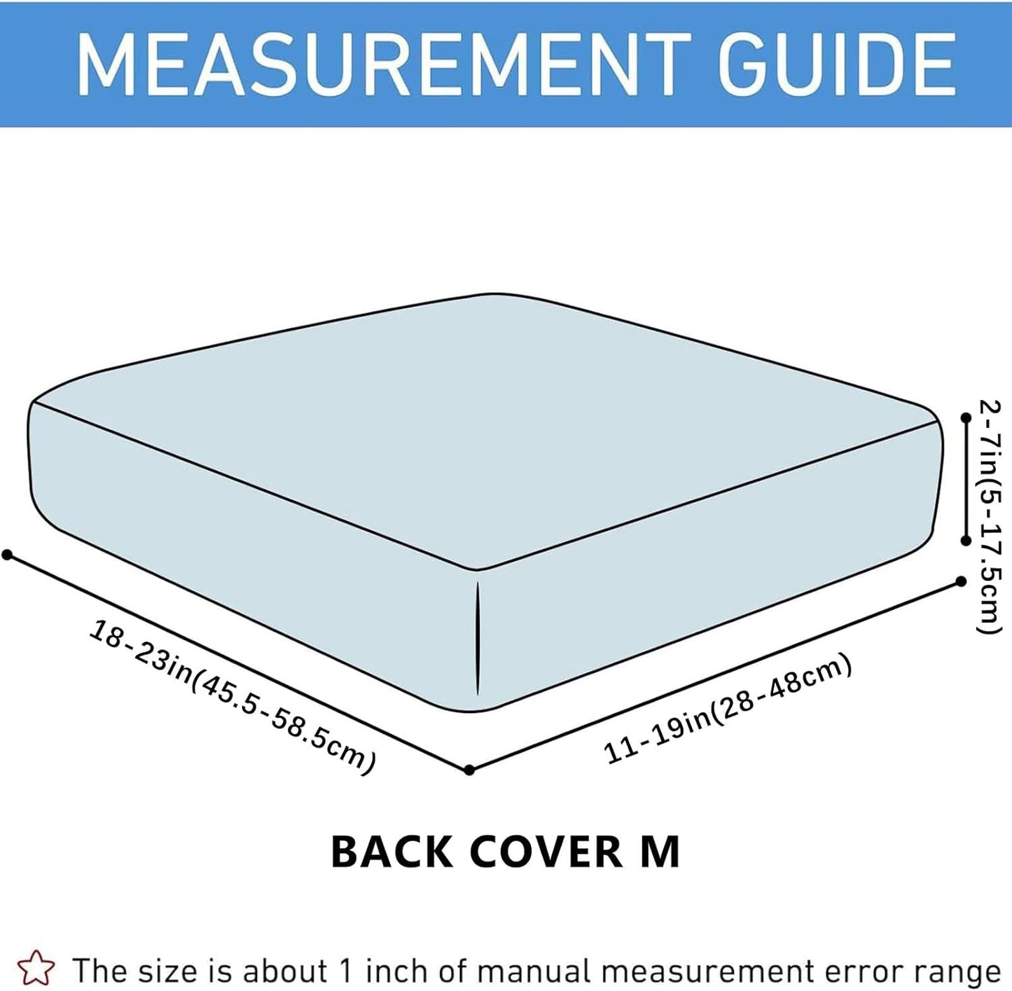 hyha Waterproof Couch Cushion Covers for Pets, Non Slip Sofa Seat Cover for Dogs Washable, Soft Thick Stretch Jacquard Fabric, Sofa Slipcovers with Elastic Bottom (1 Piece for Backrest M, Green)