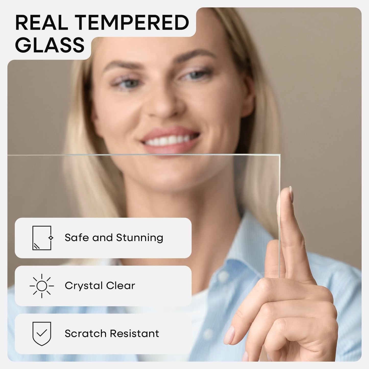 Homeforia 24x36 Poster Frame Wood, High End Natural Oak 24 x 36 Large Picture Frame with Mat 20 by 30, 24x36 Light Wooden Frames Matted to 20x30 Photo, 36x24 Frames, Tempered Glass, Wall Kit, Set of 1