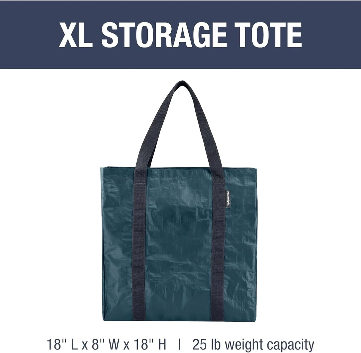 CleverMade Under Bed Storage Bag - Collapsible Storage for Shoes and Clothes Easy Use - Heavy Duty Utility Bag Home