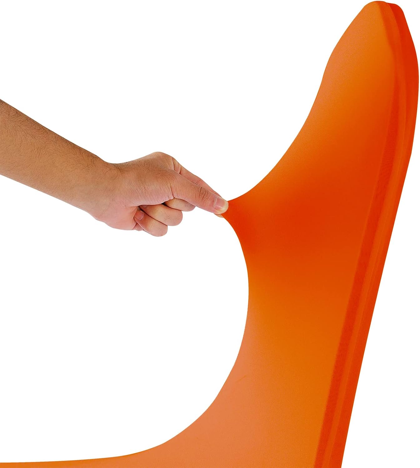 Spandex Chair Cover, 25PCS, Living Room Chair Covers, Removable Washable Protector for Party, Banquet, Wedding Event, Hotel (Orange)