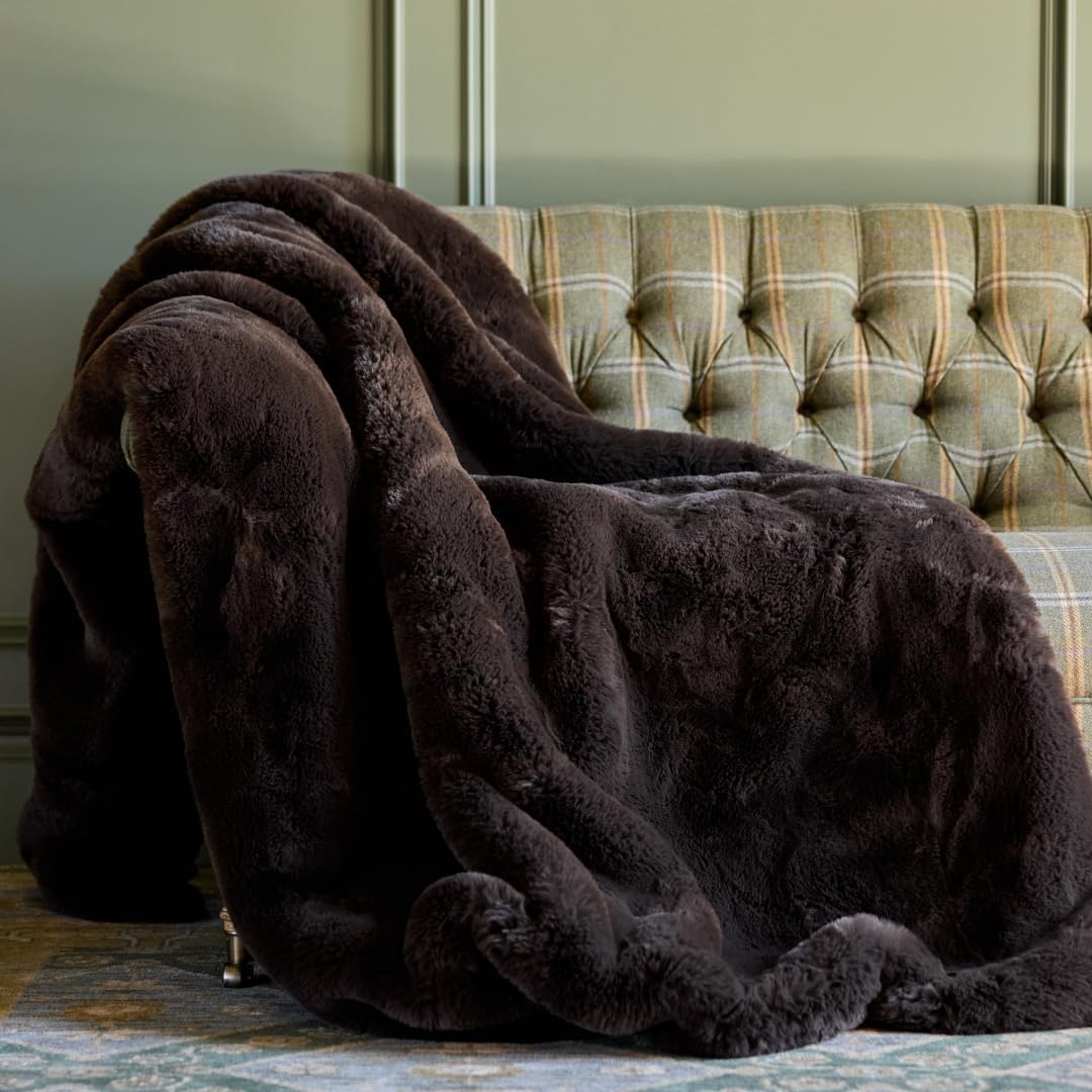 Nuzzie Snuggle Luxe Premium Soft Eco-Conscious Cozy Throw Blanket for Perfect Comfort - Mocha (60"x80")