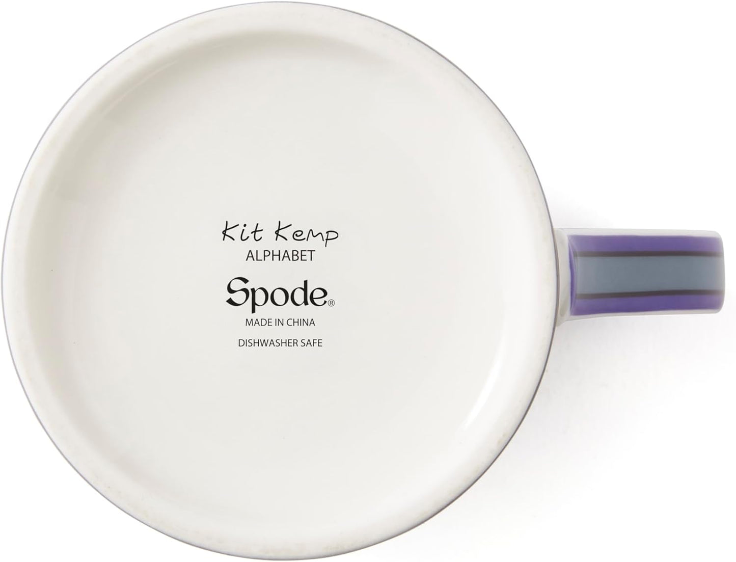Spode Kit Kemp 12oz Mug in Fine China, H Initial - Custom Coffee Cup for Hot Beverages, Personalized Gift Idea for Her, Him, Friends, Coffee Lovers - Stylish Letter Mug for Daily Use, Dishwasher Safe