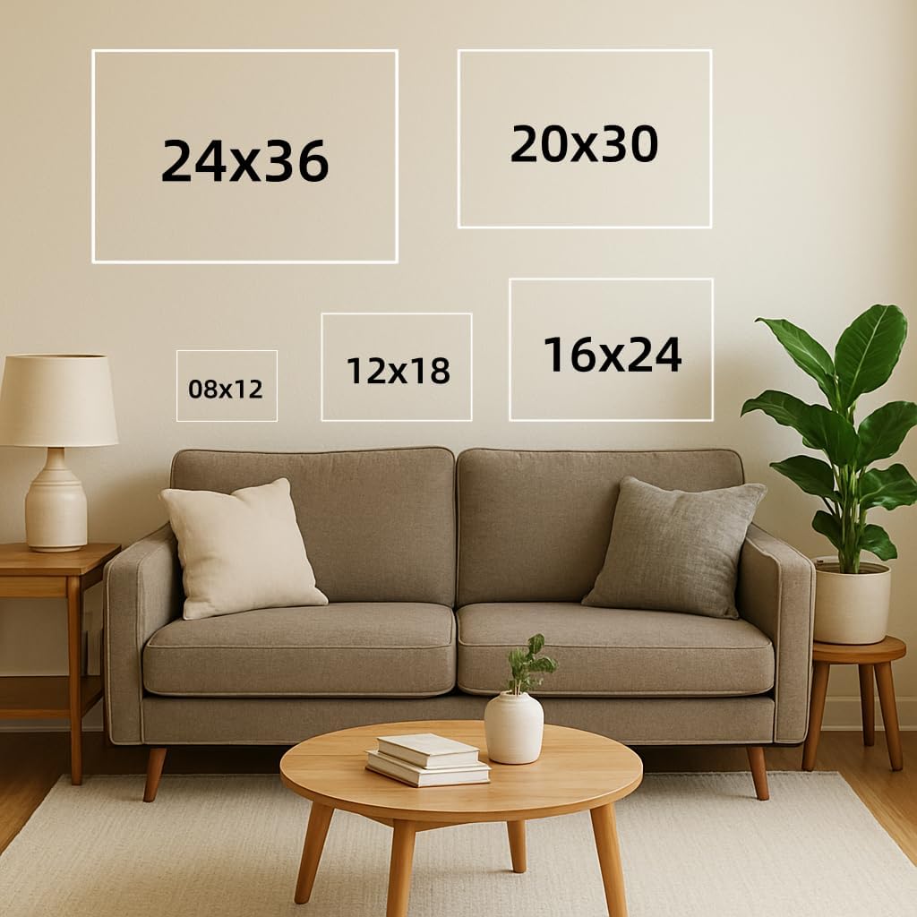 Personalized Custom Canvas Prints: 16L x 24W Photo On Canva Transform Your Photos into Stunning Framed Wall Art Digitally Printed Photo (16L x 24W, Framed)