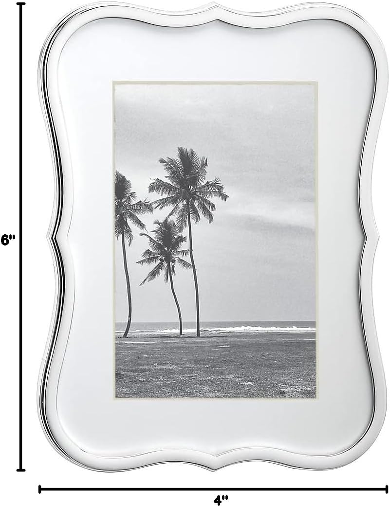 Kate Spade New York Crown Point 4" X 6" Frame, 1.20 LB, Silver