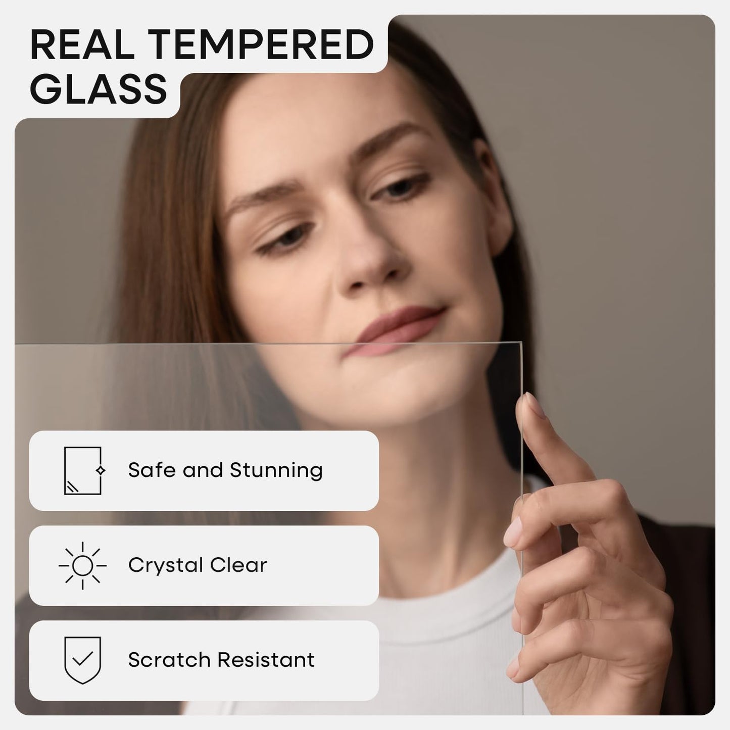 Homeforia 20x24 Picture Frame Brown, High End Dark Oak 20x24 Walnut Wooden Poster Frames with Mat 16x20, 20 x 24 Wood Frame Matted to 16 by 20, 24x20 Hanging Frames, Tempered Glass, Wall Kit, Set of 1