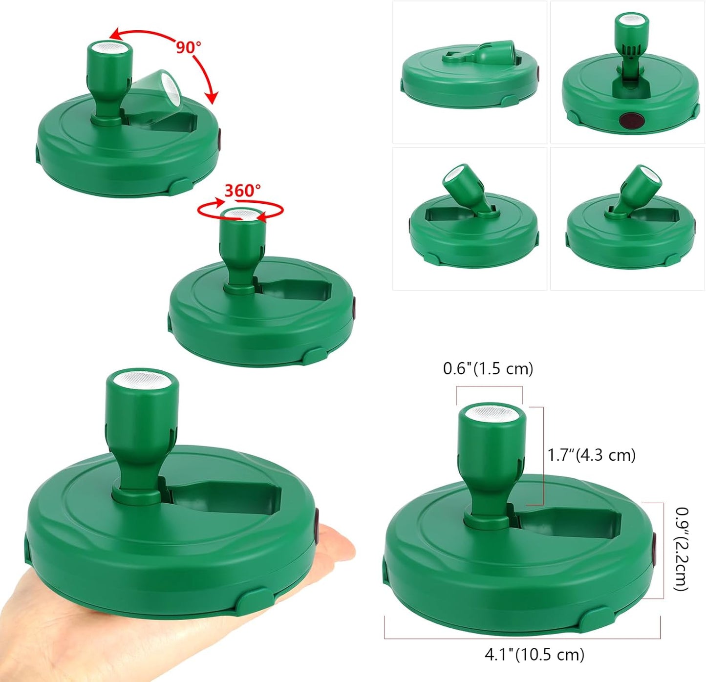 Battery Operated Spotlight, Cordless Plant Tree Spot Lights Indoor, LED Dimmable Accent Up Light, Stick on Display Lighting for Picture Dartboard Painting Artwork Sculpture