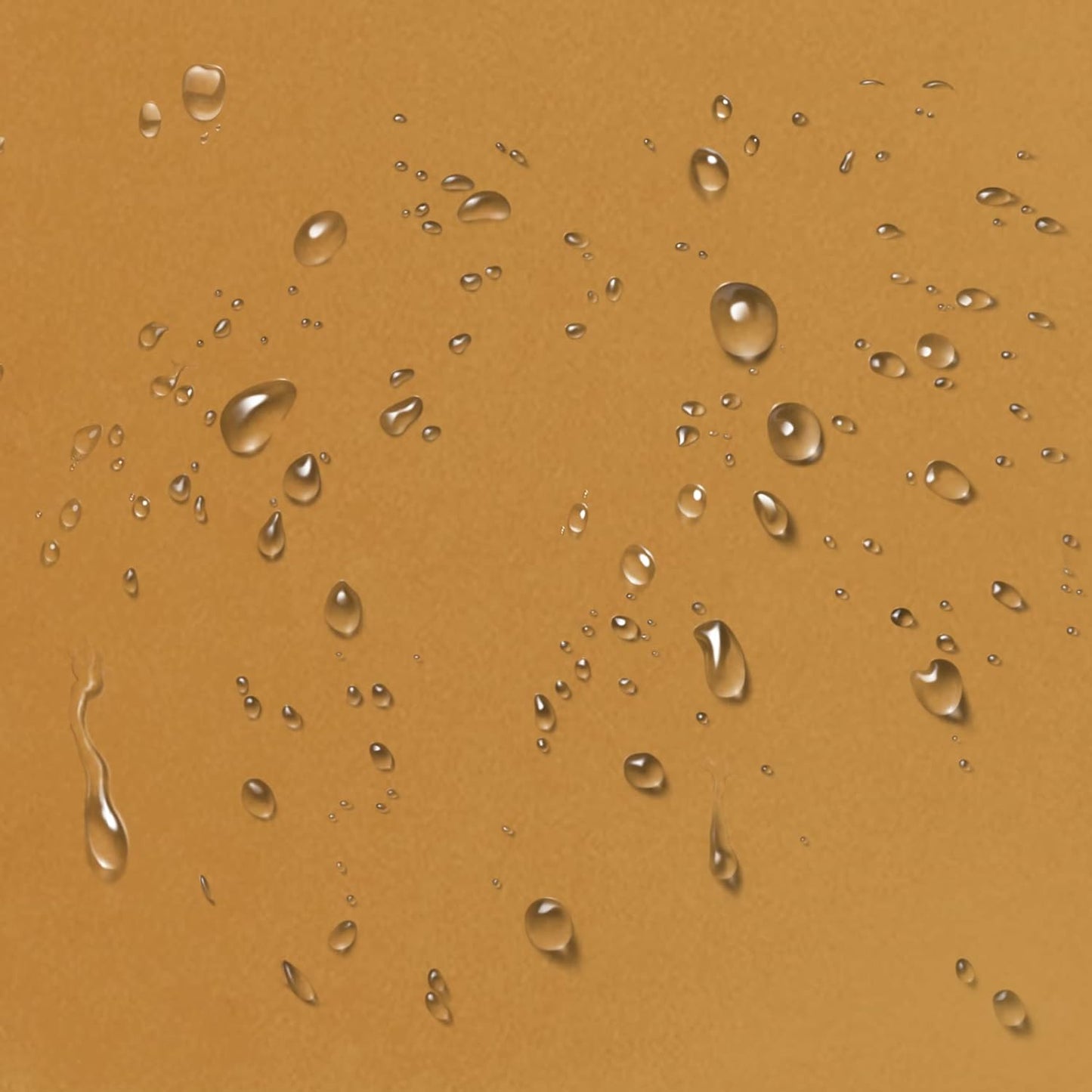 SuperO 2Pack Waterproof Spandex Table Cover for 6FT Table Universal Fitted Stretch Tablecloth for Party, Banquet, Wedding and Events-Gold