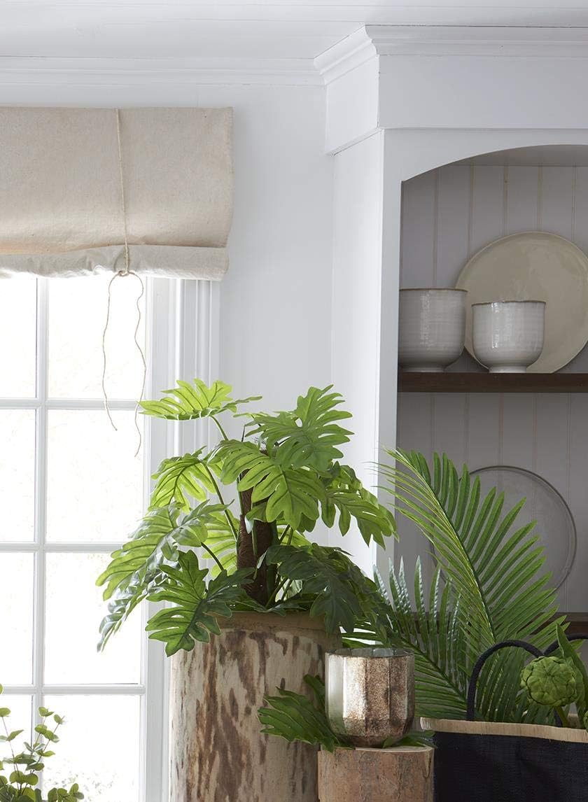 Serene Spaces Living Medium Glazed Ceramic Pedestal Bowl- Centerpiece for Vintage Weddings, Events, Measures 6" Tall and 5.75" Diameter