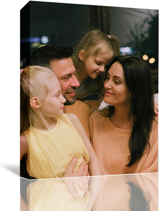 Custom Framed Canvas Prints With Your Photos-Personalized Picture To Canvas Wall Art ，Home Decoration Gifts Holiday Gifts