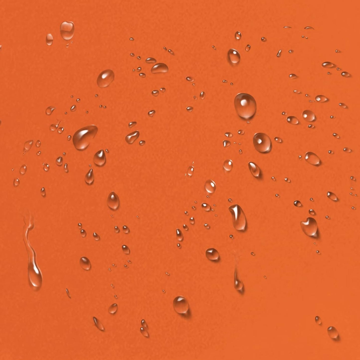 SuperO 2Pack Waterproof Spandex Table Cover for 8FT Table Universal Fitted Stretch Tablecloth for Party, Banquet, Wedding and Events-Orange