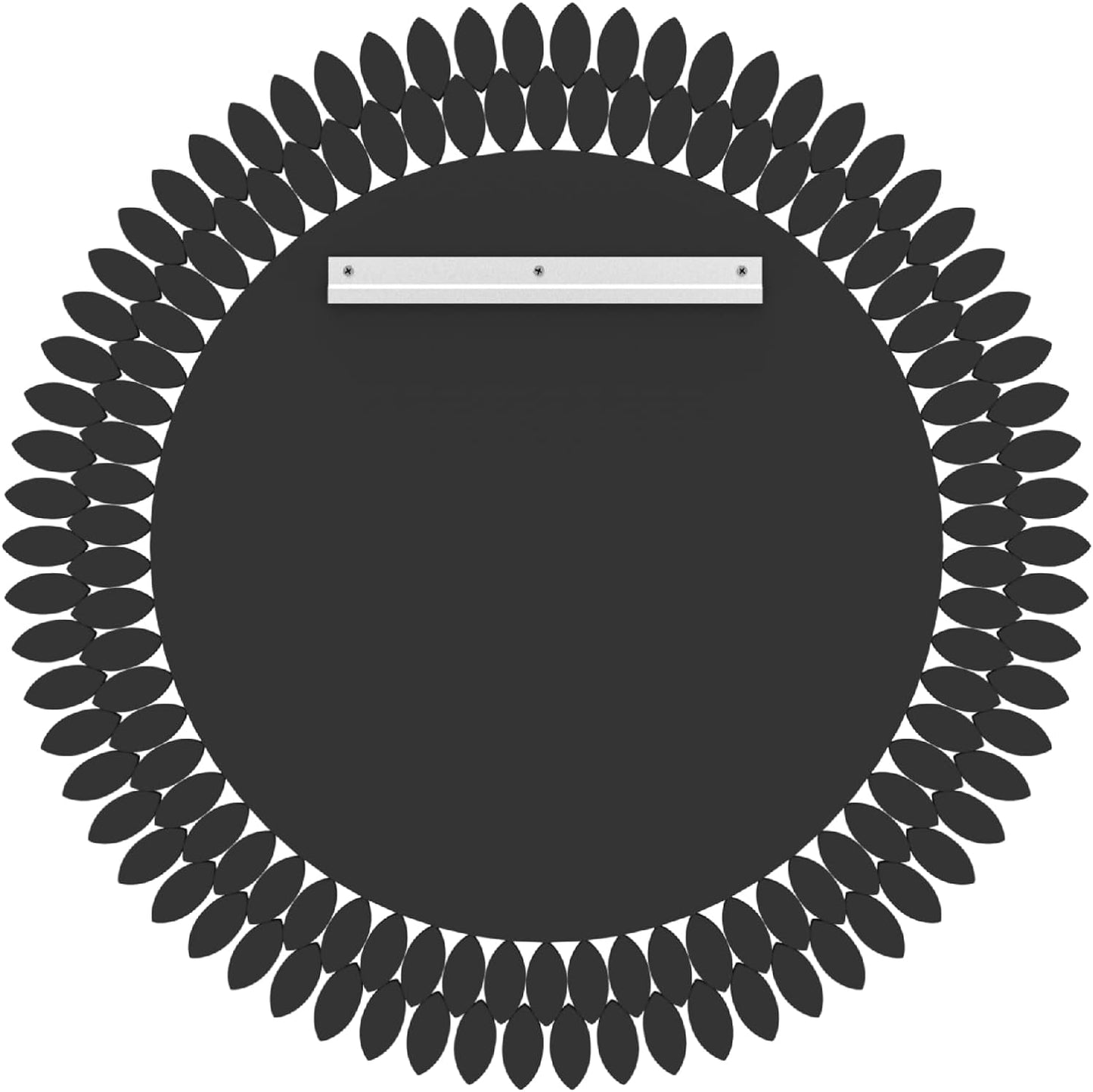 Kelly Miller Round Jeweled Mirror for Wall Decor, 32 in Modern Decorative Wall Mirror with Luxury Diamonds Beveled Vanity Mirror for Bedroom, Living Room, Bathroom, Hallway, Entryway, Fireplace