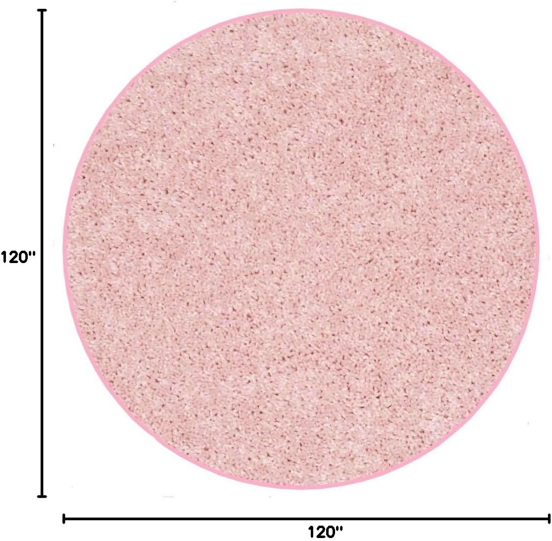 KOECKRITZ Soft and Colorful Kids Classroom Area Rugs (Passes Flammability Pill Test) Many Sizes and Bright Colors to Select from (10' Round, Fairy Princess)