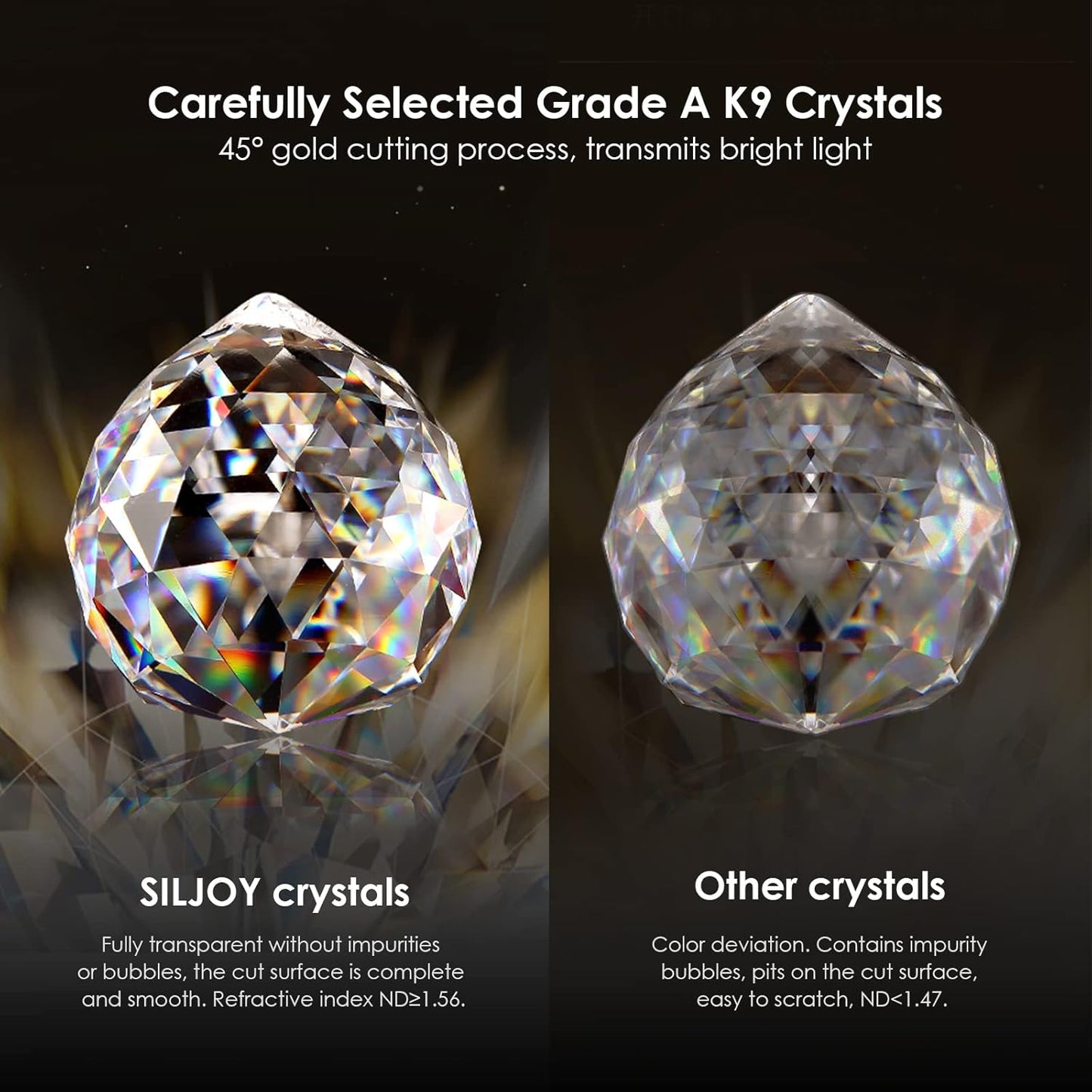 Siljoy Modern Rectangular Crystal Chandeliers 8 Lights Rectangle Raindrop Pendant Ceiling Light Fixture for Kitchen Island Dining Room, Adjustable Height, Polished Chrome Finish, L40 x W10 x H10