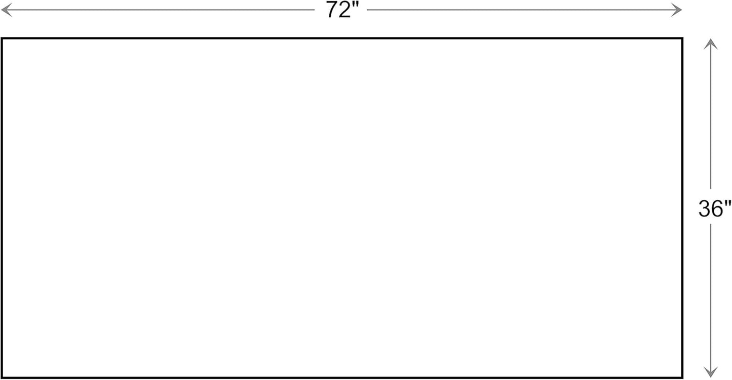 Calloway Mills 152963672J Black Border 36" x 72" Monogram Doormat Letter (J)